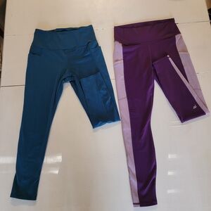 ​💜💙 Activewear Leggings Combo! Fabletics PowerHold & Danskin Pockets 💙💜
​